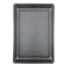 10.5 in x 15.4 in Nonstick Steel Lasagna Pan, Rectangle Baking Pan, Gray