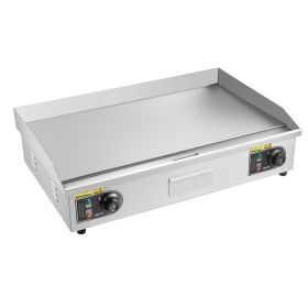 VEVOR Commercial Electric Griddle, 28.54 x 15.75 in, 4400W, 122-570 Fahrenheit Adjustable Temp Control